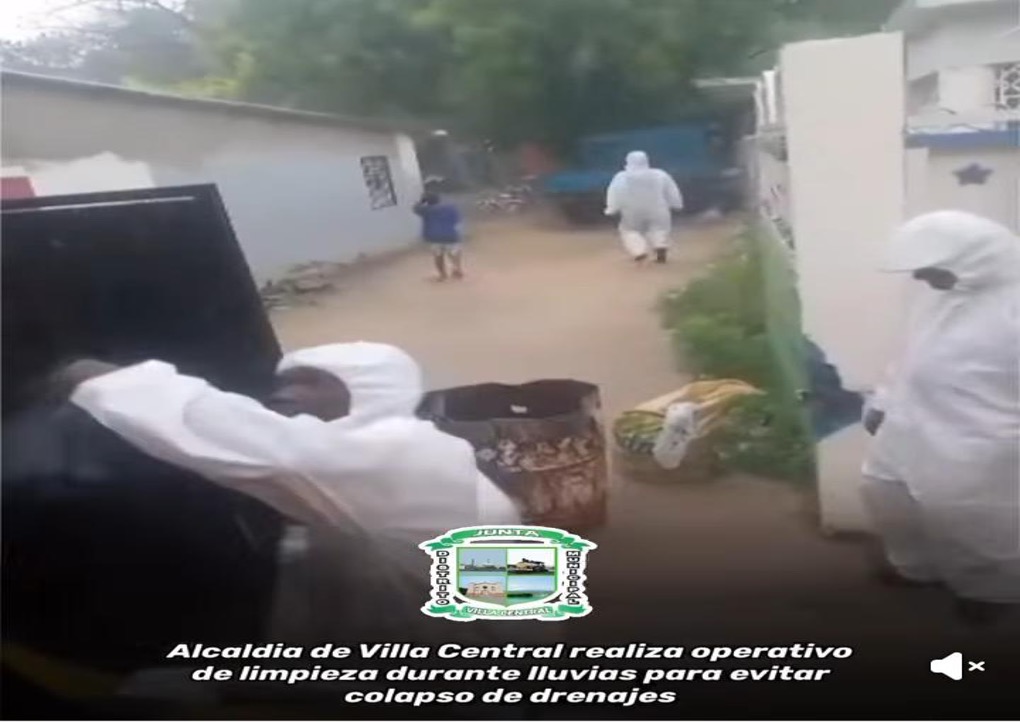 Villa Central, se realiza un operativo de limpieza preventiva en distintos puntos estratégicos