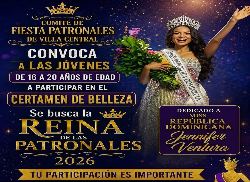 Abren convocatoria para elegir la Reina de las Patronales Villa Central 2026